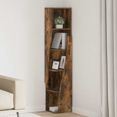 Vidaxl Armario De Esquina 27,5x27x140cm Madera De Ingeniería Vidaxl Armario De Esquina 27,5x27x140cm Madera De Ingeniería
