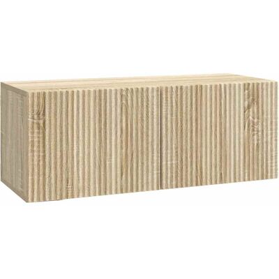 Mueble Para Tv De Pared Roble Sonoma 78,5 X 31 X 30 Cm Vidaxl Mueble Para Tv De Pared Roble Sonoma 78,5 X 31 X 30 Cm Vidaxl