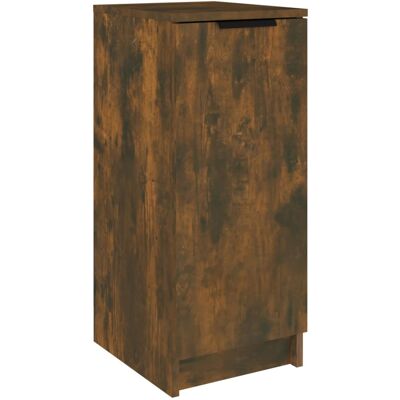 Armario zapatero de roble ahumado vidaXL - 30x35x70 cm Organizador de almacenamiento Armario zapatero de roble ahumado vidaXL - 30x35x70 cm Organizador de almacenamiento
