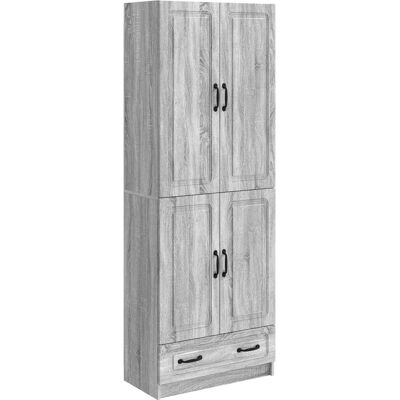 Juego De Armarios 2 Uds. Sonoma Gris Madera De Ingeniería Vidaxl Juego De Armarios 2 Uds. Sonoma Gris Madera De Ingeniería Vidaxl