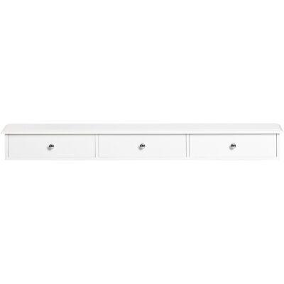 Estante de pared blanca de SoBuy con 3 cajones - Estantería Estante de pared blanca de SoBuy con 3 cajones - Estantería