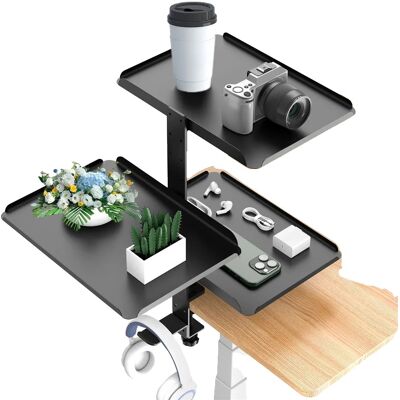 OEM Organizador De Escritorio, Diseño Ajustable De 3 Niveles, Almacenamiento Que Ahorra Espacio, Negro. OEM Organizador De Escritorio, Diseño Ajustable De 3 Niveles, Almacenamiento Que Ahorra Espacio, Negro.