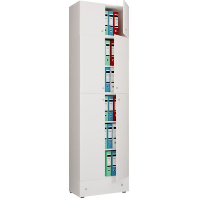 Archivo XXL Blanco VCM con 3 Estantes y Cajón Archivo XXL Blanco VCM con 3 Estantes y Cajón