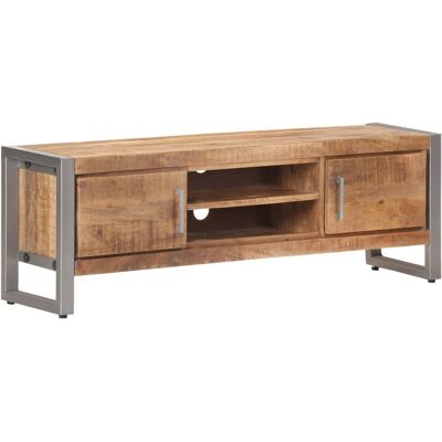 Mueble de TV de madera de mango - Estilo industrial - 120x30x40 cm Mueble de TV de madera de mango - Estilo industrial - 120x30x40 cm