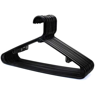 DPZO Perchas De Plástico Negro - Paquete De 20, Perchero Resistente, Perchas Para Armario Y Vestidor, Percha Robusta Con Barra Para Pantalones Y Pinzas, Ahorra Espacio, 40 Cm De Ancho DPZO Perchas De Plástico Negro - Paquete De 20, Perchero Resistente, Perchas Para Armario Y Vestidor, Percha Robusta Con Barra Para Pantalones Y Pinzas, Ahorra Espacio, 40 Cm De Ancho