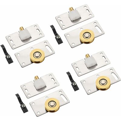 Ahlsen - Par De Rodillos Para Puertas Corredizas, Rodillos Corredizos Para Puertas De Gabinetes, Ruedas Corredizas Para Muebles, Guías, Rodamientos De Bolas, Piezas Corredizas Para Armarios, Guardarropa Ahlsen - Par De Rodillos Para Puertas Corredizas, Rodillos Corredizos Para Puertas De Gabinetes, Ruedas Corredizas Para Muebles, Guías, Rodamientos De Bolas, Piezas Corredizas Para Armarios, Guardarropa