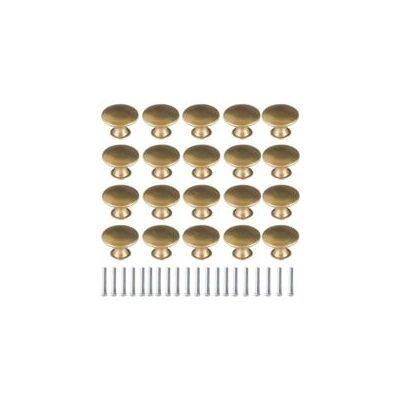 OEM 20 Tiradores De Latón Vintage Para Puertas, 30 Mm, Tiradores Redondos Decorativos Para Muebles Con Tornillos Para Cómodas, Armarios Y Puertas De Alacenas - Crezuo OEM 20 Tiradores De Latón Vintage Para Puertas, 30 Mm, Tiradores Redondos Decorativos Para Muebles Con Tornillos Para Cómodas, Armarios Y Puertas De Alacenas - Crezuo