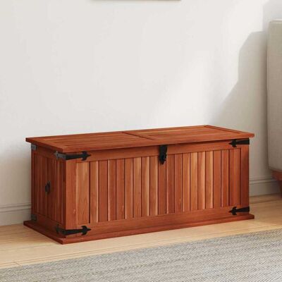 Vidaxl Baúl De Almacenamiento De Madera Maciza De Acacia 79x34x32 Cm Vidaxl Baúl De Almacenamiento De Madera Maciza De Acacia 79x34x32 Cm