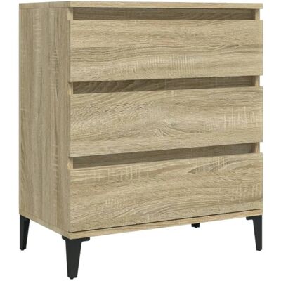 Aparador De Madera Contrachapada Roble Sonoma 60x35x70 Cm Vidaxl Aparador De Madera Contrachapada Roble Sonoma 60x35x70 Cm Vidaxl