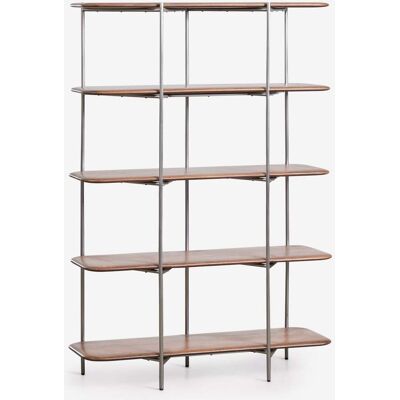 Estantería En Madera De Mango Y Acero Inoxidable Vimara Sklum 110 X 165 Cm Estantería En Madera De Mango Y Acero Inoxidable Vimara Sklum 110 X 165 Cm