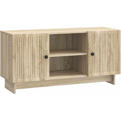 Mueble De Tv 102 X 34,5 X 50 Cm Roble Sonoma Vidaxl Mueble De Tv 102 X 34,5 X 50 Cm Roble Sonoma Vidaxl