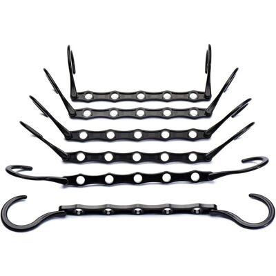 OEM Juego De 10 Perchas Mágicas, Organizador Negro, 38 Cm, Perchas Para Armario, Almacenamiento De Ropa, Ahorro De Espacio En Armarios -crezuo OEM Juego De 10 Perchas Mágicas, Organizador Negro, 38 Cm, Perchas Para Armario, Almacenamiento De Ropa, Ahorro De Espacio En Armarios -crezuo