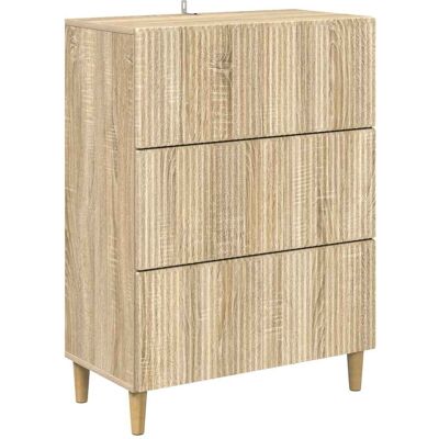 Cajonera Roble Sonoma 66 X 34,5 X 90 Cm Madera De Ingeniería Vidaxl Cajonera Roble Sonoma 66 X 34,5 X 90 Cm Madera De Ingeniería Vidaxl