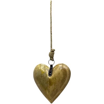 Signes Grimalt - Colgante Decoracion Colgante Corazon L Colgantes Marrón 6x20x20cm 36288 Signes Grimalt - Colgante Decoracion Colgante Corazon L Colgantes Marrón 6x20x20cm 36288