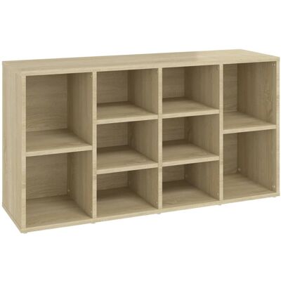 HELLOSHOP26 Banco Zapatero Mueble Para Botas Cómoda Estantería Mueble De Entrada Roble Sonoma 103 X 30 X 54,5 Cm Madera De Ingeniería Marrón 020022943 HELLOSHOP26 Banco Zapatero Mueble Para Botas Cómoda Estantería Mueble De Entrada Roble Sonoma 103 X 30 X 54,5 Cm Madera De Ingeniería Marrón 020022943