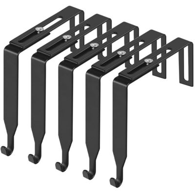 OEM Ganchos De Almacenamiento Sin Taladrar Para Puertas De Armario, Ganchos Para Bolsos, Ganchos Metálicos Ajustables Y Compartimentados, Juego De 5 OEM Ganchos De Almacenamiento Sin Taladrar Para Puertas De Armario, Ganchos Para Bolsos, Ganchos Metálicos Ajustables Y Compartimentados, Juego De 5