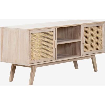 Mueble de TV en Madera Natural - Estilo Vintage Mueble de TV en Madera Natural - Estilo Vintage