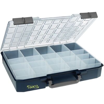 Raaco Carrylite Maletín De Almacenaje Azul 20 Compartimentos Raaco Carrylite Maletín De Almacenaje Azul 20 Compartimentos