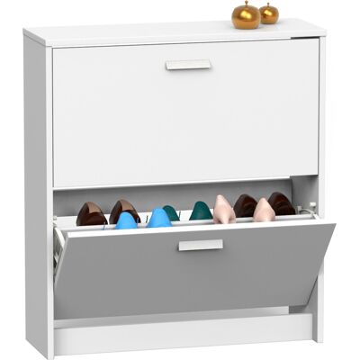 Zapatero Nova Blanco de Briebe - Moderno y Ahorrador de Espacio Zapatero Nova Blanco de Briebe - Moderno y Ahorrador de Espacio