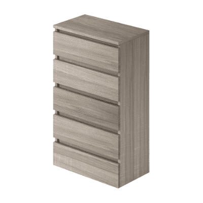 Iperbriko Cómoda de madera con 5 cajones - Cajonera Iperbriko Cómoda de madera con 5 cajones - Cajonera