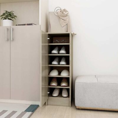 Zapatero vidaXL Roble Sonoma - 6 Estantes - Almacenamiento Duradero Zapatero vidaXL Roble Sonoma - 6 Estantes - Almacenamiento Duradero