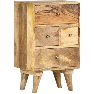 Mesita De Noche De Madera Maciza De Mango 36x30x60 Cm Vidaxl Mesita De Noche De Madera Maciza De Mango 36x30x60 Cm Vidaxl