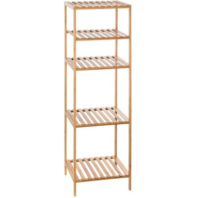 Estantería Columna De Bambú Mix N Modul De 4 Niveles - 5five Estantería Columna De Bambú Mix N Modul De 4 Niveles - 5five