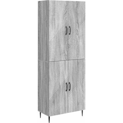 Juego De Armarios 2 Uds. Sonoma Gris Madera De Ingeniería Vidaxl Juego De Armarios 2 Uds. Sonoma Gris Madera De Ingeniería Vidaxl