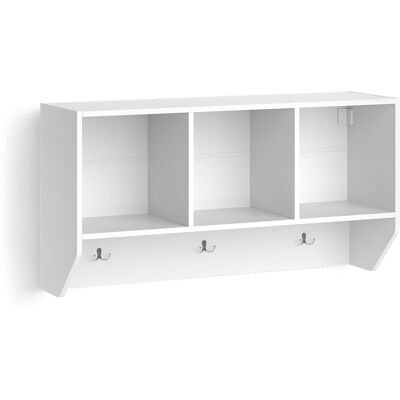 Vicco - Estante De Pared Para Habitación Infantil Luigi, Blanco, 107.2 X 56 Cm Vicco - Estante De Pared Para Habitación Infantil Luigi, Blanco, 107.2 X 56 Cm