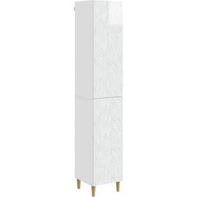 Juego De Armarios 2 Uds. Blanco Brillante Madera De Ingeniería Vidaxl Juego De Armarios 2 Uds. Blanco Brillante Madera De Ingeniería Vidaxl