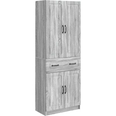 Juego De Armarios 2 Uds. Sonoma Gris Madera De Ingeniería Vidaxl Juego De Armarios 2 Uds. Sonoma Gris Madera De Ingeniería Vidaxl