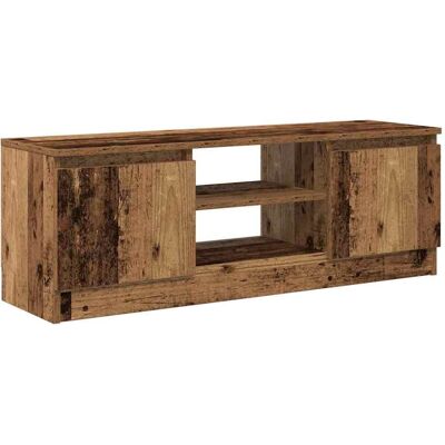 Vidaxl - Mueble Para Tv Madera Ingeniería Madera Envejecida 102x30x36 Cm Vidaxl - Mueble Para Tv Madera Ingeniería Madera Envejecida 102x30x36 Cm
