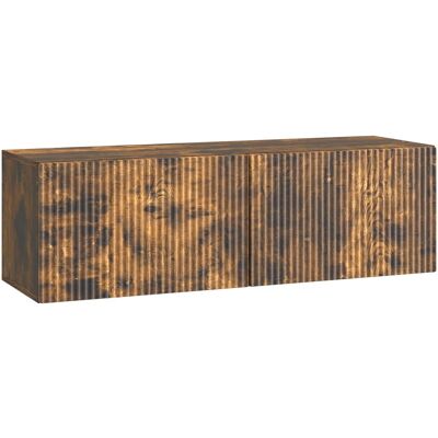 Mueble Para Tv De Pared Roble Ahumado 98 X 31 X 30 Cm Vidaxl Mueble Para Tv De Pared Roble Ahumado 98 X 31 X 30 Cm Vidaxl