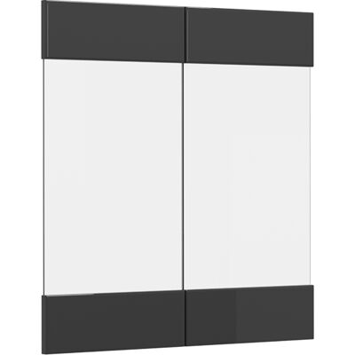 Frente De Cocina R-line, Antracita Alto Brillo, 59.2 X 59 Cm Frente De Mueble Para Armario Mural Con Vitrina, Vicco Frente De Cocina R-line, Antracita Alto Brillo, 59.2 X 59 Cm Frente De Mueble Para Armario Mural Con Vitrina, Vicco