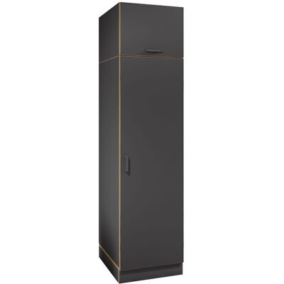 Armario Multiusos Con 4 Compartimentos Y Puerta Rislo 200x50x60 - Vcm Armario Multiusos Con 4 Compartimentos Y Puerta Rislo 200x50x60 - Vcm