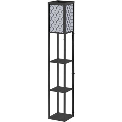 OEM Lámpara De Pie Para Interiores, Lámpara De Estante, 26 Cm De Largo X 26 Cm De Ancho X 160 Cm De Alto, 4 Niveles, Mdf Negro, Diseño De Panal -crezuo OEM Lámpara De Pie Para Interiores, Lámpara De Estante, 26 Cm De Largo X 26 Cm De Ancho X 160 Cm De Alto, 4 Niveles, Mdf Negro, Diseño De Panal -crezuo