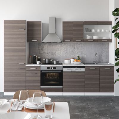 Vicco - Mueble De Cocina R-line, Precioso Gris/blanco, 300 Cm Sin Encimera Vicco - Mueble De Cocina R-line, Precioso Gris/blanco, 300 Cm Sin Encimera