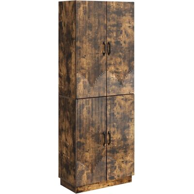 Juego De Armarios 2 Uds. Roble Ahumado Madera De Ingeniería Vidaxl Juego De Armarios 2 Uds. Roble Ahumado Madera De Ingeniería Vidaxl