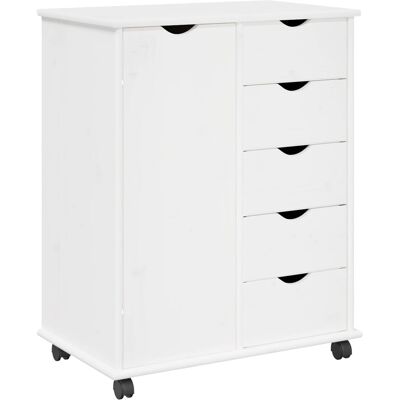 Gabinete Rodante 63,5 X 39 X 79 Cm Madera De Pino Macizo Vidaxl Gabinete Rodante 63,5 X 39 X 79 Cm Madera De Pino Macizo Vidaxl
