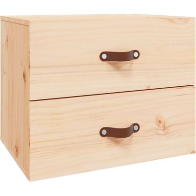 vidaXL Mesita de noche de pared - Mueble de almacenamiento vidaXL Mesita de noche de pared - Mueble de almacenamiento