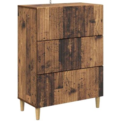 Cajonera Madera Envejecida 66 X 34,5 X 90 Cm Vidaxl Cajonera Madera Envejecida 66 X 34,5 X 90 Cm Vidaxl