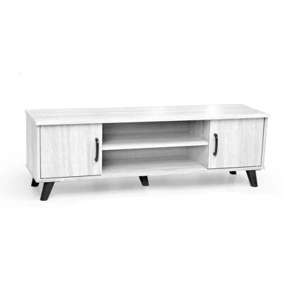 GICOS Mueble De Tv Ares 120 X 33 X 40 Cm En Blanco Madera GICOS Mueble De Tv Ares 120 X 33 X 40 Cm En Blanco Madera