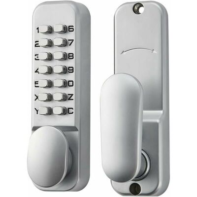 OEM Cerradura De Combinación Sin Llave De Aleación De Zinc, Cerradura Mecánica De Combinación De Estilo Retro, Adecuada Para Garaje/hotel/oficina/estudio/almacén/archivador (plateada) OEM Cerradura De Combinación Sin Llave De Aleación De Zinc, Cerradura Mecánica De Combinación De Estilo Retro, Adecuada Para Garaje/hotel/oficina/estudio/almacén/archivador (plateada)