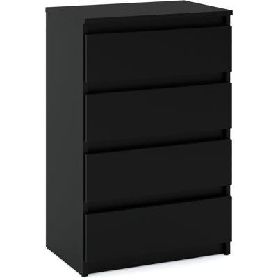 Cómoda negra de 4 cajones - Chester drawer Cómoda negra de 4 cajones - Chester drawer