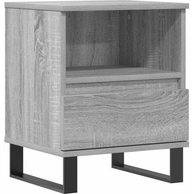 Vidaxl - Mesita De Noche Madera De Ingeniería Gris Sonoma 40x35x50 Cm Vidaxl - Mesita De Noche Madera De Ingeniería Gris Sonoma 40x35x50 Cm