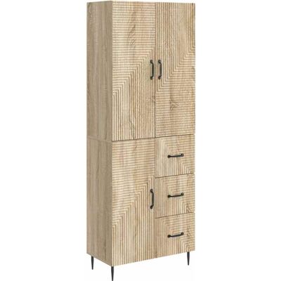 Juego De Armarios 2 Uds. Roble Sonoma Madera De Ingeniería Vidaxl Juego De Armarios 2 Uds. Roble Sonoma Madera De Ingeniería Vidaxl