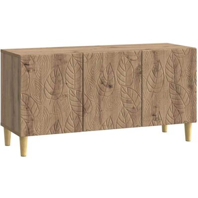 Mueble De Tv 99 X 34,5 X 50 Cm Roble Artisan Vidaxl Mueble De Tv 99 X 34,5 X 50 Cm Roble Artisan Vidaxl