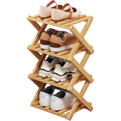 OEM Zapatero, Plegable, Bambú, 7 Niveles, Ahorra Espacio, Dormitorio Entrada OEM Zapatero, Plegable, Bambú, 7 Niveles, Ahorra Espacio, Dormitorio Entrada