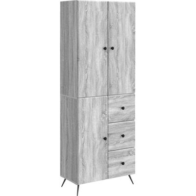 Juego De Armarios 2 Uds. Sonoma Gris Madera De Ingeniería Vidaxl Juego De Armarios 2 Uds. Sonoma Gris Madera De Ingeniería Vidaxl