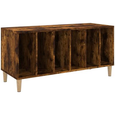 HELLOSHOP26 Mueble Clásico Para Discos Gran Capacidad De Almacenamiento 100 X 38 X 48 Cm Madera De Ingeniería Acabado Roble Ahumado 020049219 HELLOSHOP26 Mueble Clásico Para Discos Gran Capacidad De Almacenamiento 100 X 38 X 48 Cm Madera De Ingeniería Acabado Roble Ahumado 020049219
